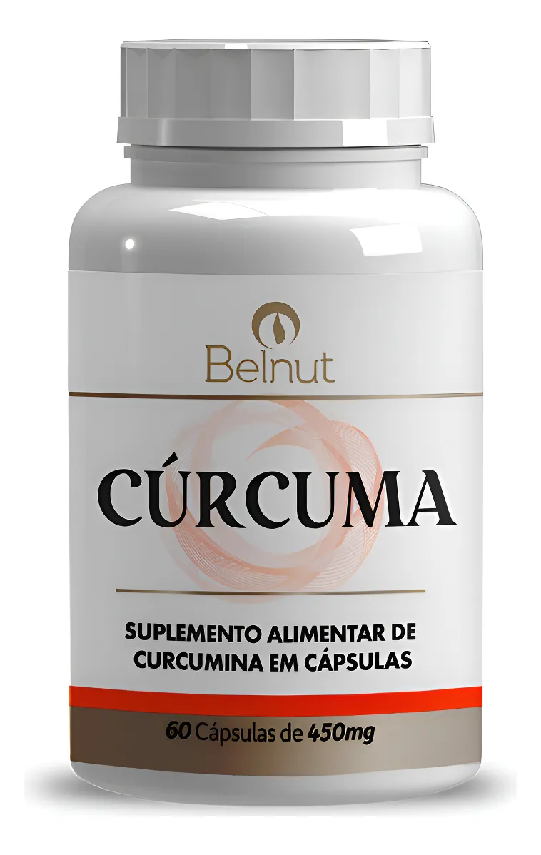 Cúrcuma (450mg) 60 Cápsulas - Belnut Sem ...